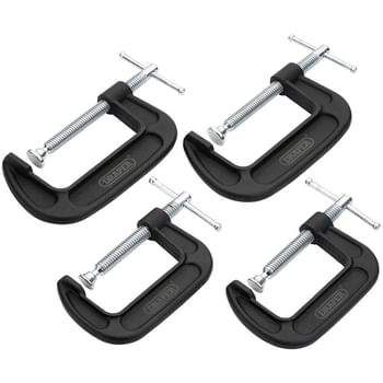 Draper 4 Piece Heavy Duty G-Clamp Set