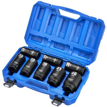 Draper HI TORQ 8 Piece 3/4" Drive Deep Hexagon Impact Socket Set