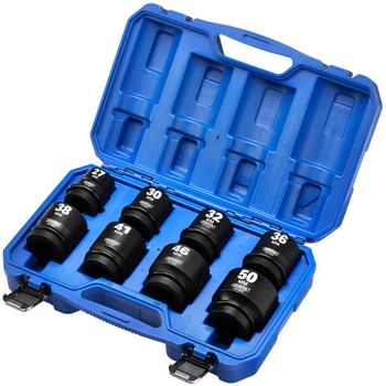 Draper HI TORQ 8 Piece 1" Drive Hexagon Impact Socket Set
