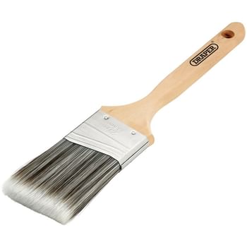 Draper Wooden Handle Synthetic Angled Paint Brush