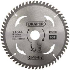 Draper TCT Laminate and Wood Cutting Circular Saw Blade