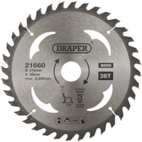 Draper TCT Wood Cutting Circular Saw Blade Draper TCT Wood Cutting Circular Saw Blade