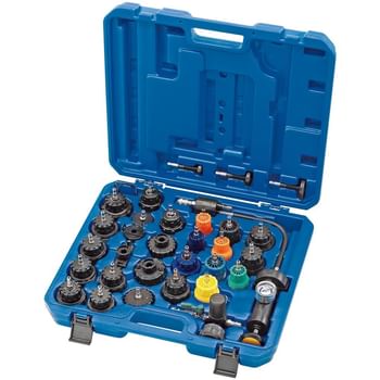 Draper Expert 33 Piece Automotive Radiator and Cap Pressure Test Tool Kit