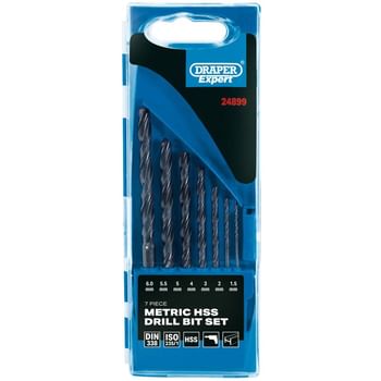 Draper Expert 7 Piece HSS Drill Bit Set