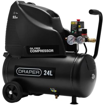 Draper DA25/169 Oil Free Air Compressor 24 Litre