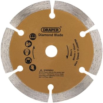 Draper Mini Plunge Circular Saw Diamond Blade