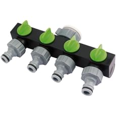 Draper 4 Way Hose Pipe Tap Connector