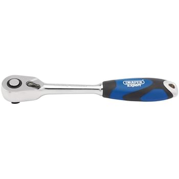 Draper 3/8" Drive 72 Tooth Reversible Soft Grip Ratchet