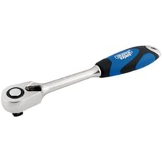 Draper 1/2" Drive 72 Tooth Reversible Soft Grip Ratchet