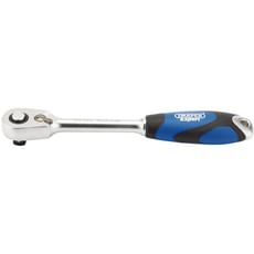 Draper 3/8" Drive 60 Tooth Micro Head Soft Grip Ratchet