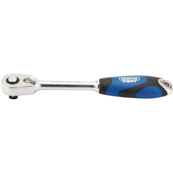 Draper 3/8" Drive 60 Tooth Micro Head Soft Grip Ratchet