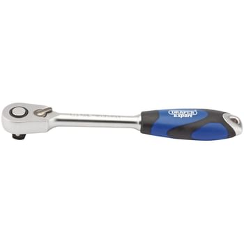Draper 1/2" Drive 60 Tooth Micro Head Soft Grip Ratchet
