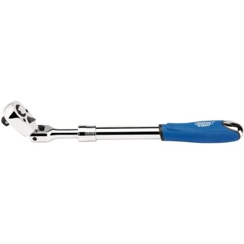 Draper 1/2" Drive 72 Tooth Flexible Head Extending Reversible Ratchet