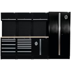 Bunker 15 Piece Hardwood Worktop Modular Storage System Combo