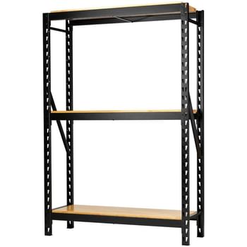 Bunker 14 Piece Modular 3 Tier Hardwood Shelf Racking Unit