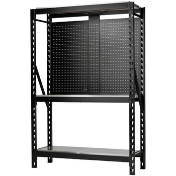 Bunker 17 Piece Modular 3 Tier Stainless Steel Shelf Racking Unit