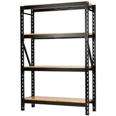Bunker 18 Piece Modular 4 Tier Hardwood Shelf Racking Unit