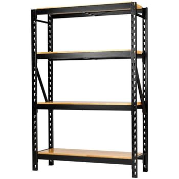Bunker 18 Piece Modular 4 Tier Hardwood Shelf Racking Unit