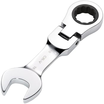 Draper Hi-Torq Stubby Flexible Head Ratchet Combination Spanner