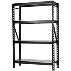 Bunker 18 Piece Modular 4 Tier Stainless Steel Shelf Racking Unit