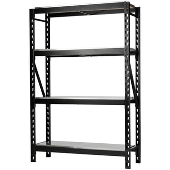 Bunker 18 Piece Modular 4 Tier Stainless Steel Shelf Racking Unit
