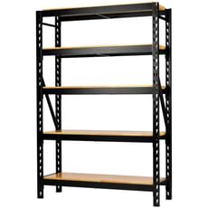 Bunker 22 Piece Modular 5 Tier Hardwood Shelf Racking Unit