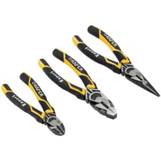 Draper Expert 3 Piece Yellow High Leverage Plier Set