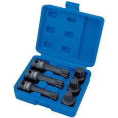 Draper 6 piece 1/2" Drive Impact Bit Set