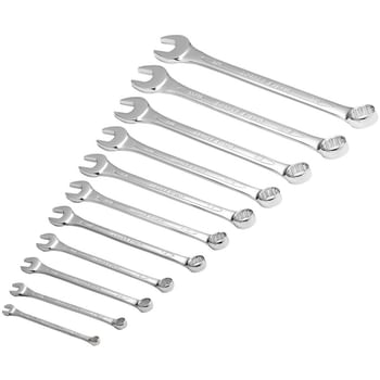 Draper 11 Piece Combination Spanner Set Imperial