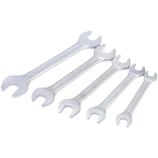 Draper 5 Piece Double Open End Spanner Set Metric