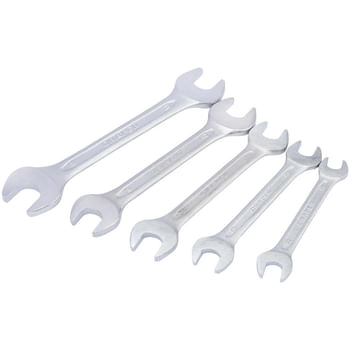 Draper 5 Piece Double Open End Spanner Set Metric