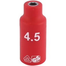 Draper 1/4" Drive VDE Fully Insulated Hexagon Socket Metric