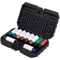 Draper 10 Piece 1/2" Drive Alloy Wheel Nut Socket Set