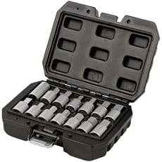 Draper 14 Piece 3/8" Drive Drain Plug Key Set