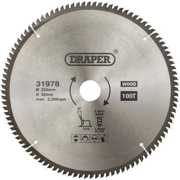 Draper TCT Triple Chip Grind Circular Saw Blade