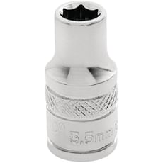 Draper 1/4" Drive Polished Finish Hexagon Socket Metric