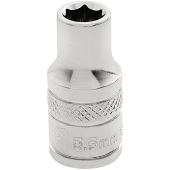 Draper 1/4" Drive Polished Finish Hexagon Socket Metric