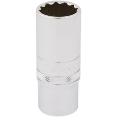 Draper 3/8" Drive Polished Finish Hi-Torq Deep Bi Hexagon Socket Metric