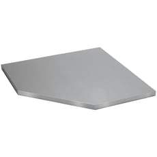 Bunker Modular Stainless Steel Worktop for Corner Cabinet