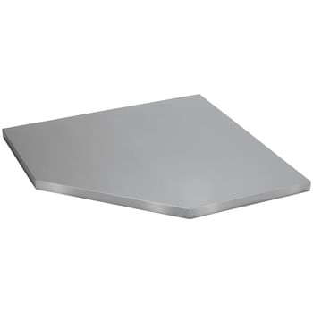 Bunker Modular Stainless Steel Worktop for Corner Cabinet