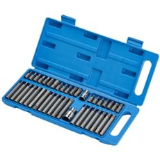 Draper Expert 40 Piece 1/2" and 3/8" Drive Hexagon Bit Set