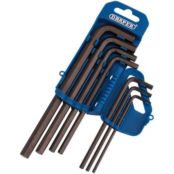 Draper 7 Piece Hexagon Allen Key Set Imperial
