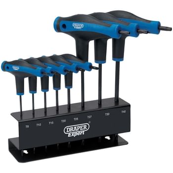 Draper Expert 8 Piece T Handle Torx Key Set