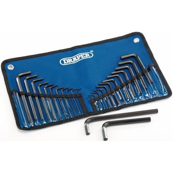 Draper 25 Piece Hexagon Allen Key Set Metric and Imperial
