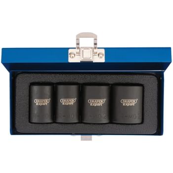 Draper Expert 4 Piece 1/2" Drive Locking Wheel Nut Socket Set