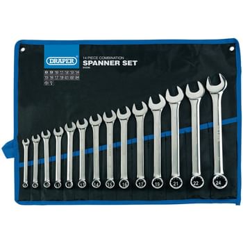 Draper 14 Piece Hi Torq Combination Spanner Set Metric