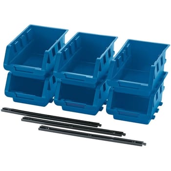 Draper 6 Piece Set of Medium Storage Bins