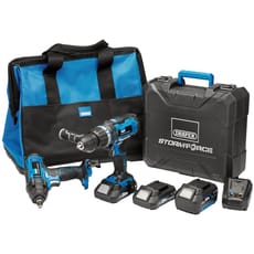 Draper Storm Force 2 Piece 20v Cordless Workshop Power Tool Kit