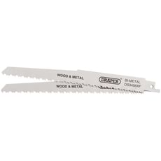 Draper Bi-Metal Multi-Purpose Reciprocating Sabre Saw Blades
