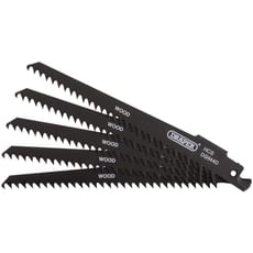 Draper Wood and Plastic Cutting Reciprocating Sabre Saw Blades
